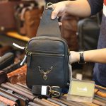 Túi da đeo chéo kết hợp đeo ngực nam thời trang kiểu mới TDL75