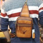 Túi da đeo chéo kết hợp đeo ngực nam thời trang kiểu mới TDL75