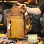 Túi da nam đeo ngực da bò nhập khẩu đẹp độc lạ TDL73