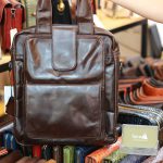 Túi da nam xách tay đeo chéo kiểu dáng công sở KT168