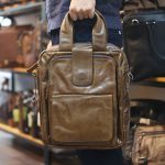 Túi da nam xách tay đeo chéo kiểu dáng công sở KT168