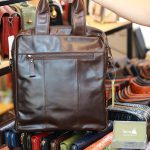 Túi da nam xách tay đeo chéo kiểu dáng công sở KT168