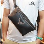 Túi đeo bao tử nam da bò thật thời trang lịch lãm TDB017