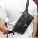 Túi đeo bao tử nam da bò thật thời trang lịch lãm TDB017