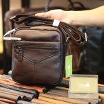 Túi đeo chéo nam mini da bò nhập khẩu nhiều ngăn tiện lợi KT174