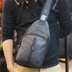 Túi đeo ngực nam da bò nhập khẩu mẫu mới độc lạ TDL72