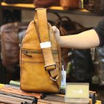 Túi đeo ngực nam da bò nhập khẩu mẫu mới độc lạ TDL72