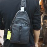 Túi đeo ngực nam da bò nhập khẩu mẫu mới độc lạ TDL72