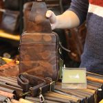 Túi đeo ngực sling kết hợp đeo chéo da bò thật thời trang cao cấp TDL74