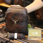 Túi đeo ngực sling kết hợp đeo chéo da bò thật thời trang cao cấp TDL74