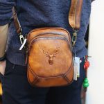 Túi đeo ngực sling kết hợp đeo chéo da bò thật thời trang cao cấp TDL74