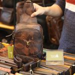 Túi đeo ngực sling kết hợp đeo chéo da bò thật thời trang cao cấp TDL74