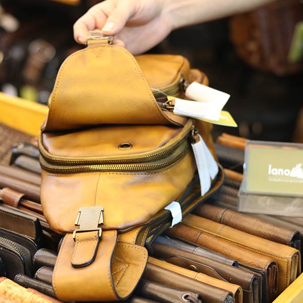 Túi đeo trước ngực nam da bò cao cấp khỏe khoắn tiện lợi TDL69