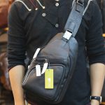 Túi đeo trước ngực nam da bò cao cấp khỏe khoắn tiện lợi TDL69