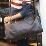 Túi trống du lịch da bò thật thời trang cao cấp TT22