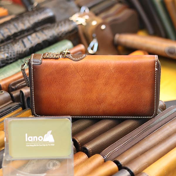 Ví dài nam da bò cầm tay sang trọng lịch lãm từ da nhập khẩu VCTN072
