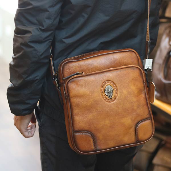 Túi đeo chéo nam da bò thật thời trang công sở mẫu mới 2020