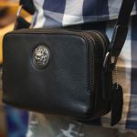 Túi đeo chéo nam mini da bò nhỏ gọn tiện lợi KT182