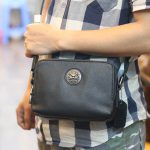Túi đeo chéo nam mini da bò nhỏ gọn tiện lợi KT182