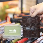 Ví cá sấu cao cấp gai đuôi 1 mặt dáng đứng VCSGD01