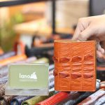 Ví cá sấu cao cấp gai đuôi 1 mặt dáng đứng VCSGD01