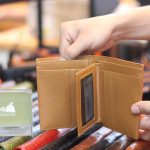 Ví cá sấu cao cấp gai đuôi 1 mặt dáng đứng VCSGD01