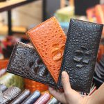 Ví da cá sấu cầm tay 2 gấp 1 mặt thời trang gọn nhẹ VCSCT08