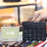 Ví da cá sấu cao cấp gai lưng 1 mặt loại ngang VCSNGL14