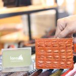 Ví da cá sấu cao cấp gai lưng 1 mặt loại ngang VCSNGL14