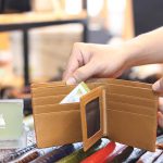 Ví da cá sấu cao cấp gai lưng 1 mặt loại ngang VCSNGL14