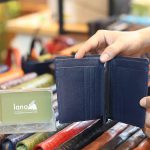 Ví da cá sấu loại đứng mỏng gọn da bụng 1 mặt VCSDT08