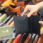 Ví da cá sấu loại đứng mỏng gọn da bụng 1 mặt VCSDT08