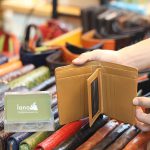 Ví da cá sấu loại đứng mỏng gọn da bụng 1 mặt VCSDT08