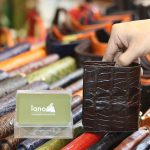 Vi đứng da cá sấu thời trang nam tính gai đuôi 2 mặt mẫu mới VCSDGD05