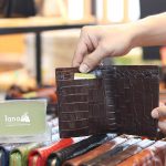 Vi đứng da cá sấu thời trang nam tính gai đuôi 2 mặt mẫu mới VCSDGD05