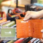 Ví đứng nam da cá sấu mẫu mới 2020 gai lưng 2 mặt VCSDGL07