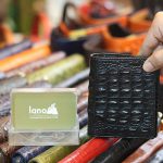 Ví đứng nam da cá sấu mẫu mới 2020 gai lưng 2 mặt VCSDGL07