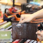 Ví đứng nam da cá sấu mẫu mới 2020 gai lưng 2 mặt VCSDGL07