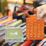 Ví đứng nam da cá sấu mẫu mới 2020 gai lưng 2 mặt VCSDGL07