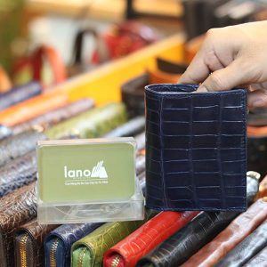 Ví đứng nam da cá sấu xịn loại mới hàng xuất khẩu 2 mặt VCSDT09