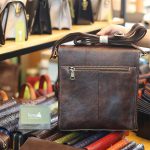 Túi đeo chéo nam da bò dạng hộp khỏe khoắn nam tính KT183