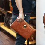 Clutch cầm tay nam da bò nhập khẩu thời trang nhỏ gọn CLT41