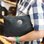 Clutch cầm tay nam da bò nhập khẩu thời trang nhỏ gọn CLT41