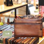 Clutch da bò cầm tay sang trọng cho nam giới mẫu mới 2020 CLT42