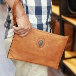 Clutch da bò cầm tay sang trọng cho nam giới mẫu mới 2020 CLT42