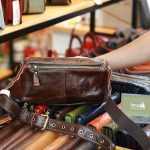 Túi bao tử nam da bò đeo bụng thời trang mẫu mới 2020 tdb019