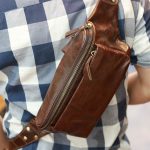 Túi bao tử nam da bò đeo bụng thời trang mẫu mới 2020 tdb019