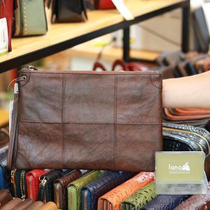 Túi Clutch cầm tay nam da bò Lano sang trọng lịch lãm CLT040