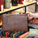 Túi Clutch cầm tay nam da bò Lano sang trọng lịch lãm CLT040