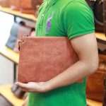 Túi Clutch cầm tay nam da bò Lano sang trọng lịch lãm CLT040